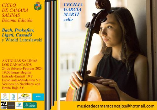Cecilia García Martí - Cello. 24 de febrero